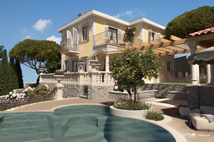 Denizin İkinci Sırasında Lüks Deniz Manzaralı Villa – Luštica